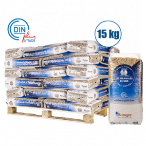 afbeelding van Halve pallet pellets – 36 zakken van 15kg