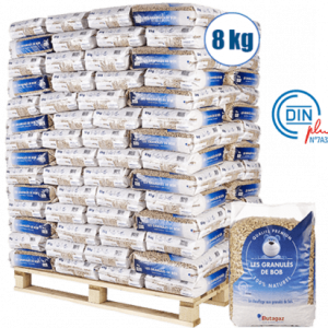 afbeelding van Pallet houtpellets 126 zakken van 8kg