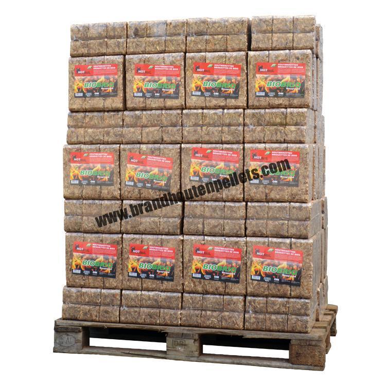 afbeelding van Pallet BioBriq MegaRuf houtbriketten (972Kg)