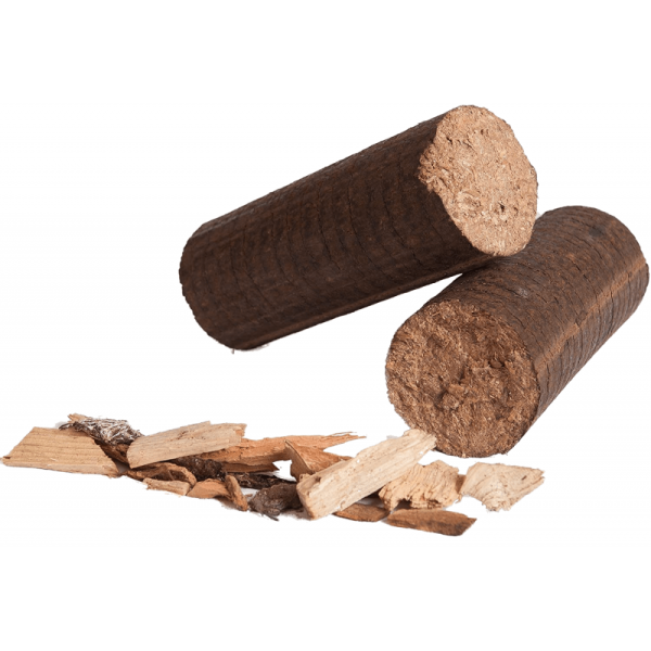 afbeelding van 12 Daghoutblokken Samengeperst hout in karton